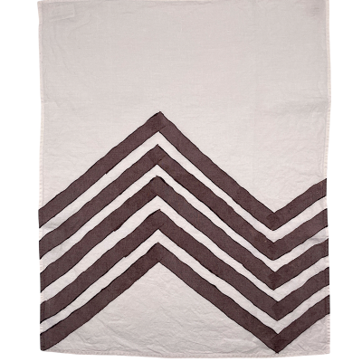 CHEVRONS DIPINTO, Strofinaccio, 55x70cm