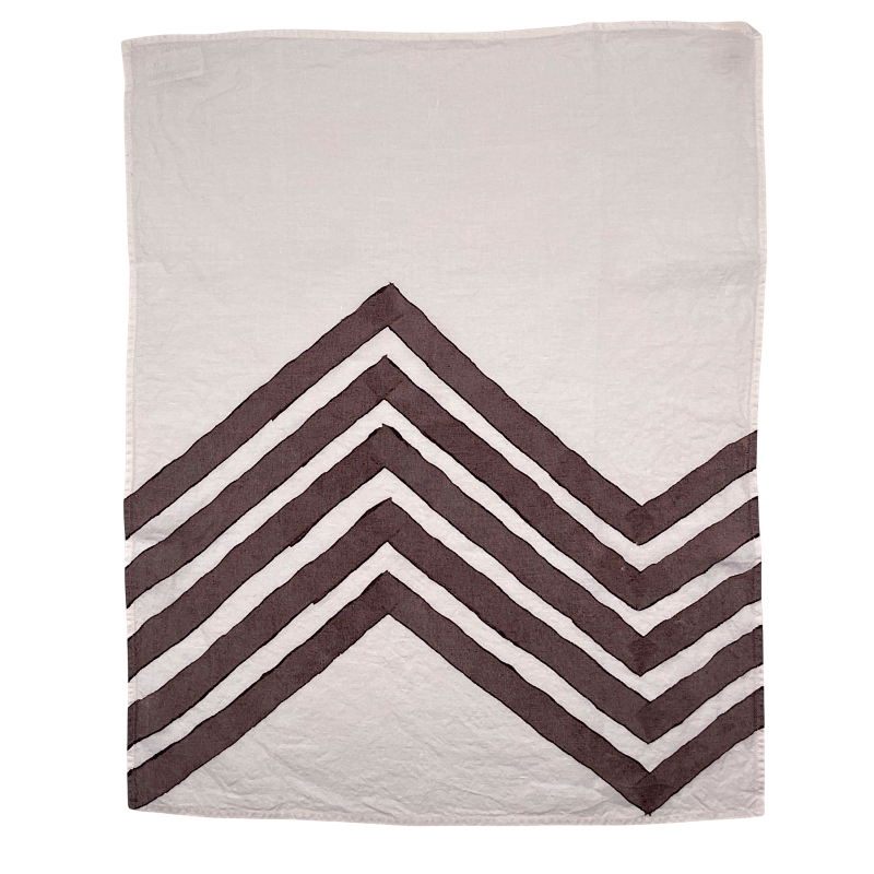 CHEVRONS DIPINTO, Strofinaccio, 55x70cm