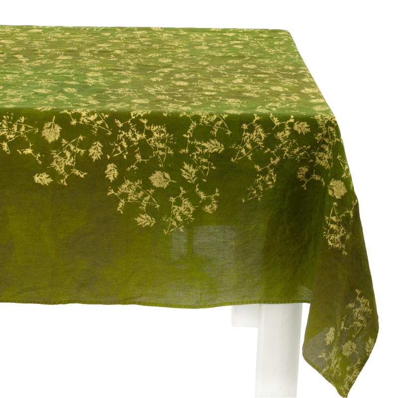 FOGLIA CASUAL ORO, Tablecloth 145x145 cm