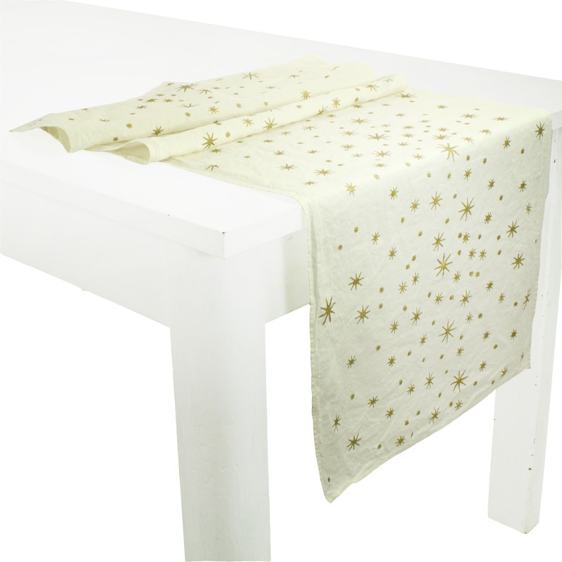 Stelle Medievali Oro, Runner 50X170 Cm
