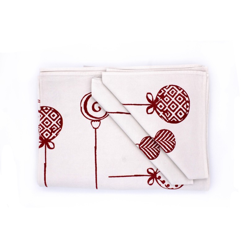Natalia, Set Tovaglia  Tov.Li 145X220 Cm 8 Tov.Li