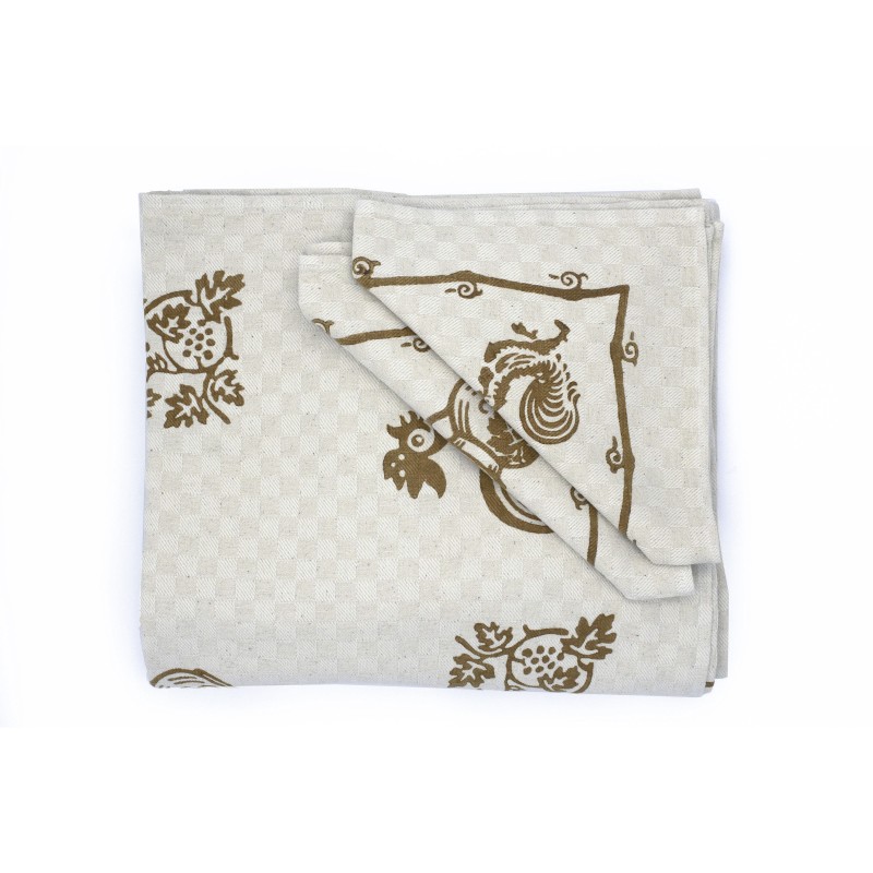 Viticci, Set Tovaglia  Tov.Li 145X250 Cm 12 Tov.Li