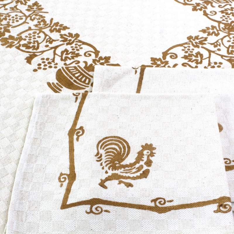 Viticci, Set Tovaglia  Tov.Li 145X250 Cm 12 Tov.Li